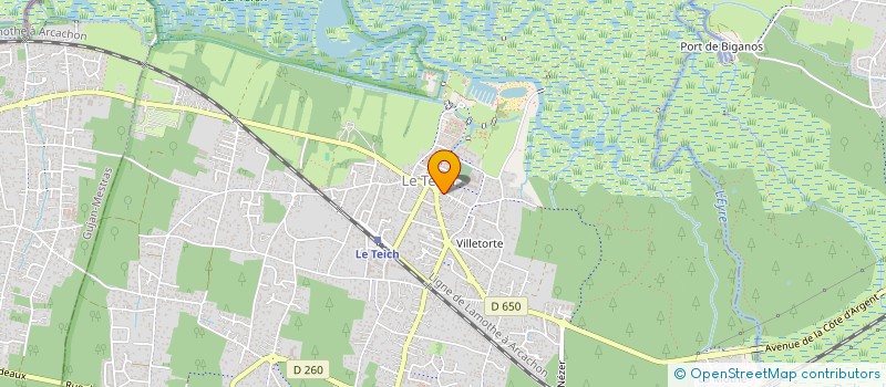 localisation de l'entreprise ARKALIE  LE TEICH