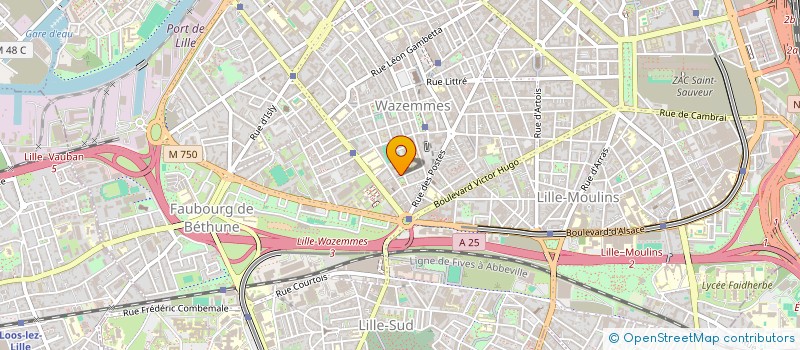 localisation de l'entreprise ARKAM à LILLE
