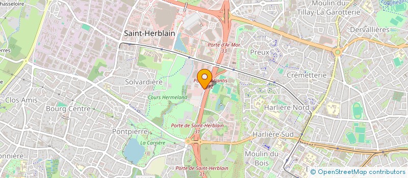 localisation de l'entreprise ARKAM METALLURGIE  SAINT-HERBLAIN