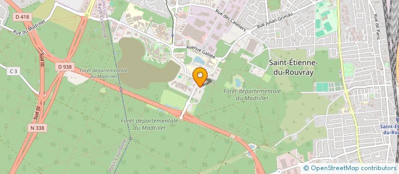 localisation de l'entreprise ARKAMO à SAINT-ETIENNE-DU-ROUVRAY