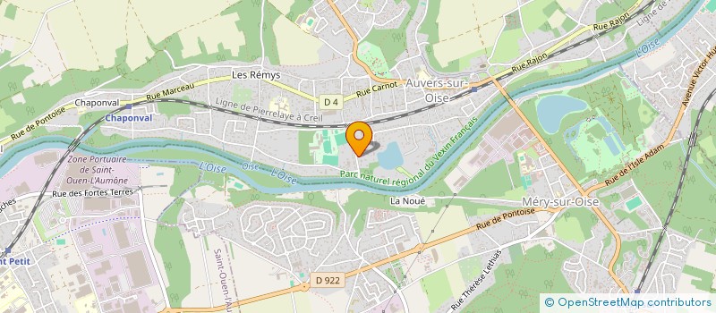 localisation de l'entreprise ARKAN  AUVERS-SUR-OISE