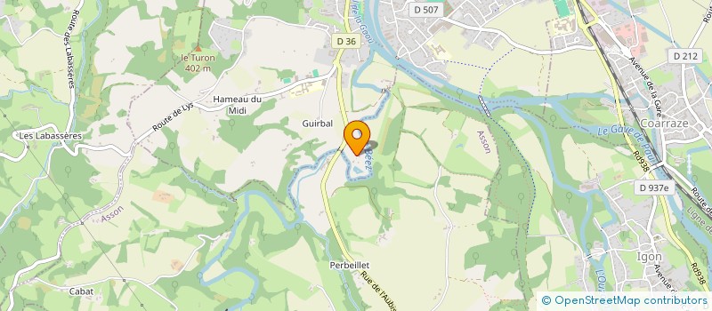 localisation de l'entreprise ARKANA PRODUCTION  NAY