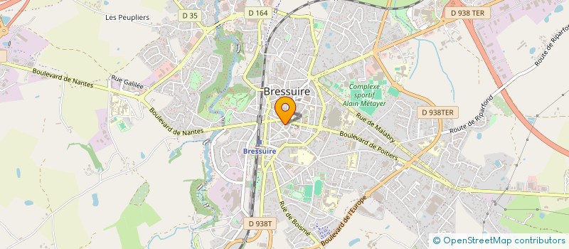 localisation de l'entreprise ARKANE à BRESSUIRE