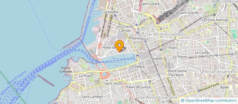localisation de l'entreprise ARKANE à MARSEILLE