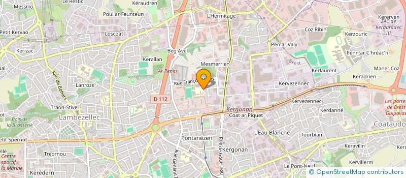 localisation de l'entreprise ARKANE à BREST