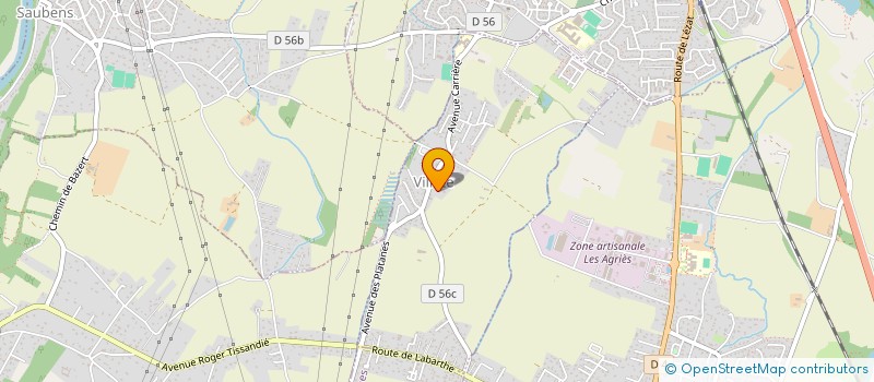 localisation de l'entreprise ARKANGE  VILLATE