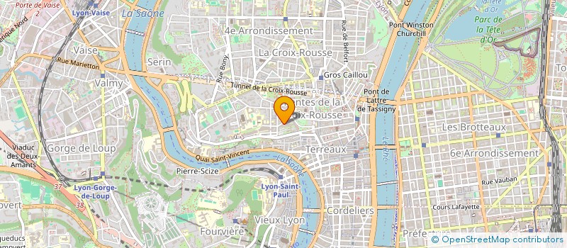 localisation de l'entreprise ARKANGE PROGRAMME à LYON