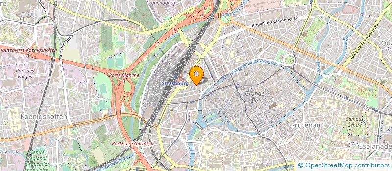 localisation de l'entreprise ARKANSIEL à STRASBOURG