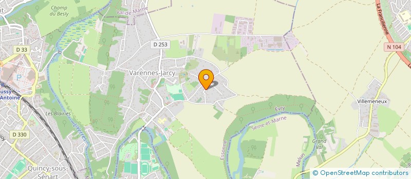 localisation de l'entreprise ARKATECH  VARENNES-JARCY