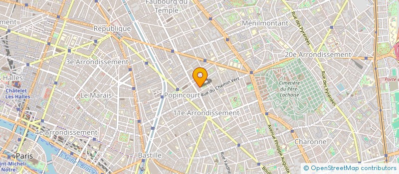 localisation de l'entreprise ARKATFILMS  PARIS