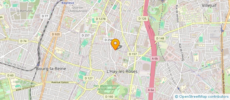 localisation de l'entreprise ARKCOM à L'HAY-LES-ROSES