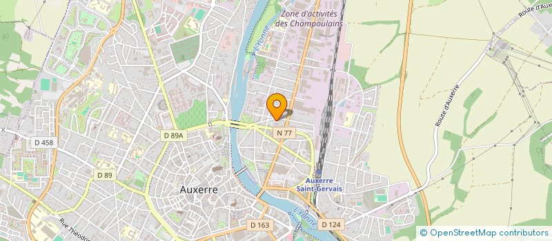 localisation de l'entreprise ARKCORE GAMING à AUXERRE