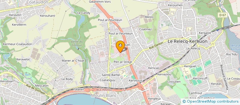 localisation de l'entreprise ARKEA AM FUNDS  LE RELECQ-KERHUON