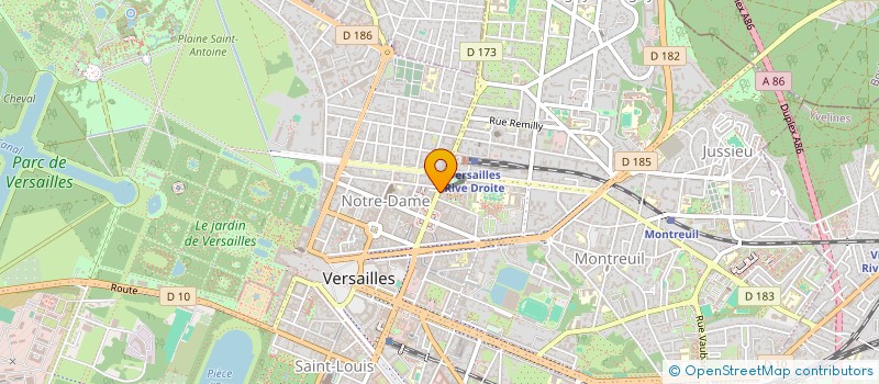 localisation de l'entreprise ARKEDIA à VERSAILLES