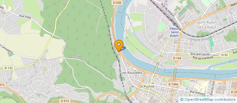 localisation de l'entreprise ARKELEC76  ORIVAL