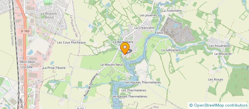 localisation de l'entreprise ARKELEX  DOMPIERRE-SUR-YON