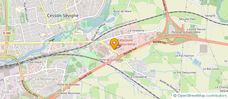 localisation de l'entreprise ARKEMIS GROUP  CESSON-SEVIGNE