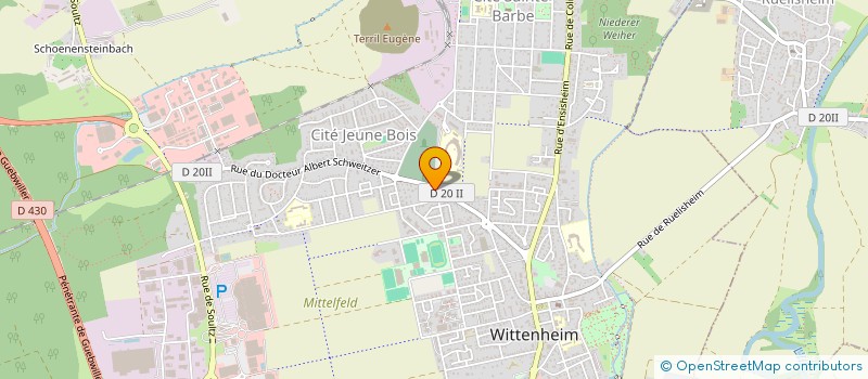 localisation de l'entreprise ARKEMU  SAUSHEIM