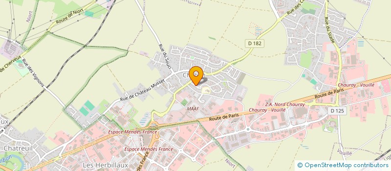 localisation de l'entreprise ARKEN TEAM  CHAURAY