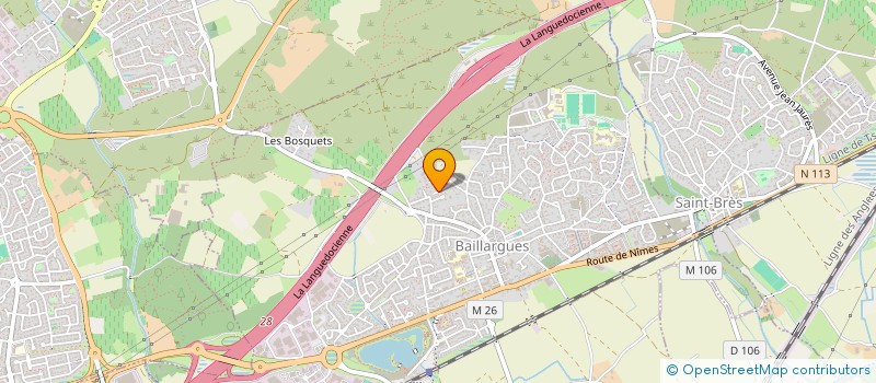 localisation de l'entreprise ARKENCIEL à BAILLARGUES