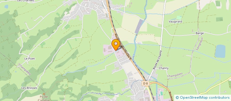 localisation de l'entreprise ARKENOR  CHAMPDIEU