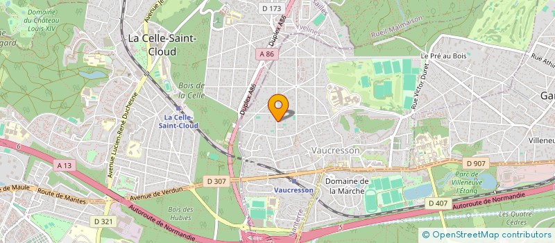 localisation de l'entreprise ARKEO CONSULTING  VAUCRESSON