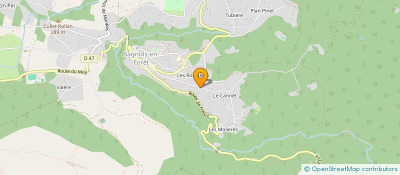 localisation de l'entreprise ARKEODIDACTE  BAGNOLS-EN-FORET