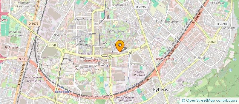 localisation de l'entreprise ARKEOM  GRENOBLE
