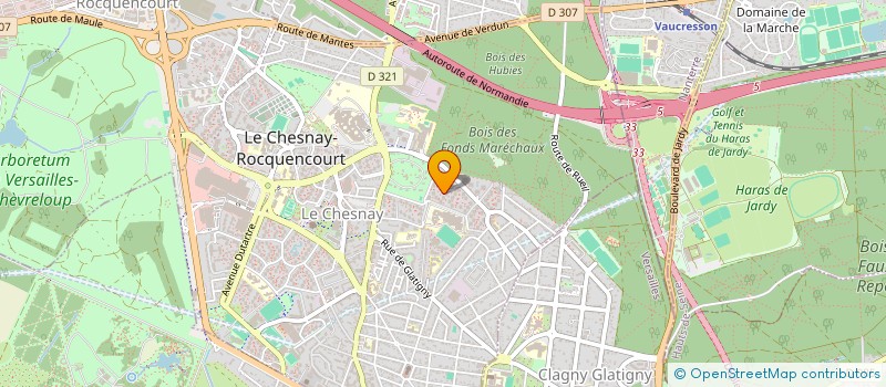 localisation de l'entreprise ARKEONA  LE CHESNAY-ROCQUENCOURT