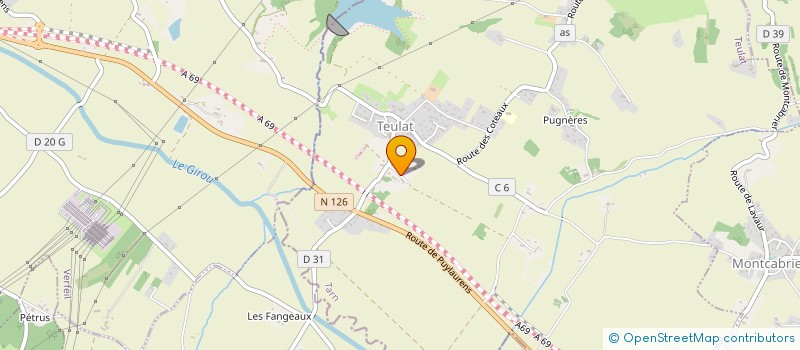 localisation de l'entreprise ARKEOPS  TEULAT