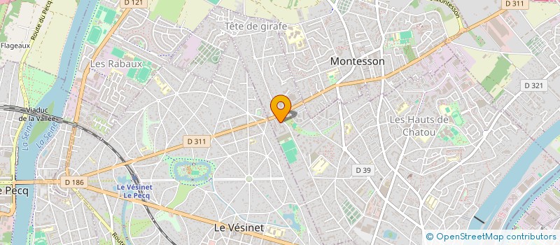 localisation de l'entreprise ARKEOS  CHATOU