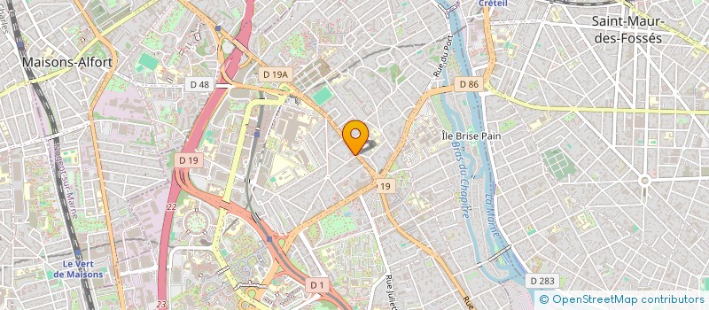 localisation de l'entreprise ARKEOS  CRETEIL