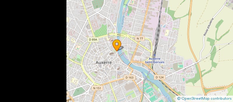 localisation de l'entreprise ARKEOS ARCHITECTURE à AUXERRE