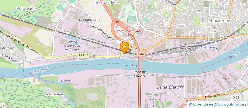localisation de l'entreprise ARKEOS INTERNATIONAL à NANTES