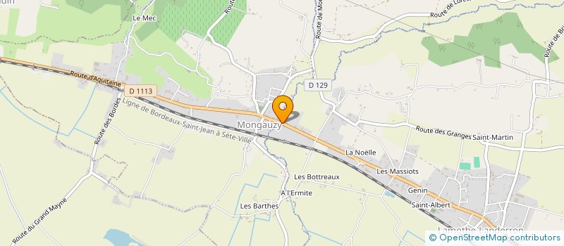 localisation de l'entreprise ARKEOS RENOVATIONS  LAMOTHE-LANDERRON