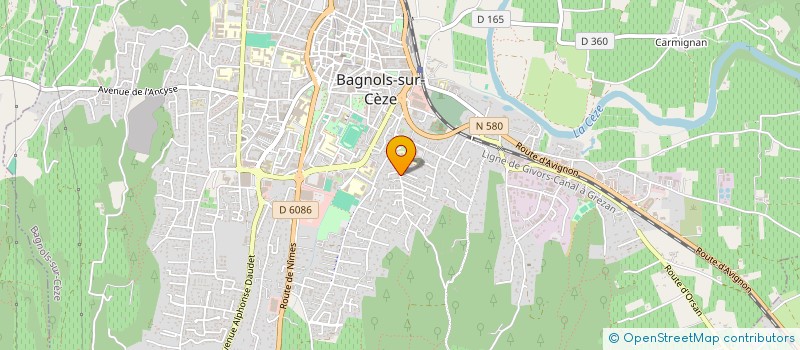 localisation de l'entreprise ARKESON CONSULTING  BAGNOLS-SUR-CEZE