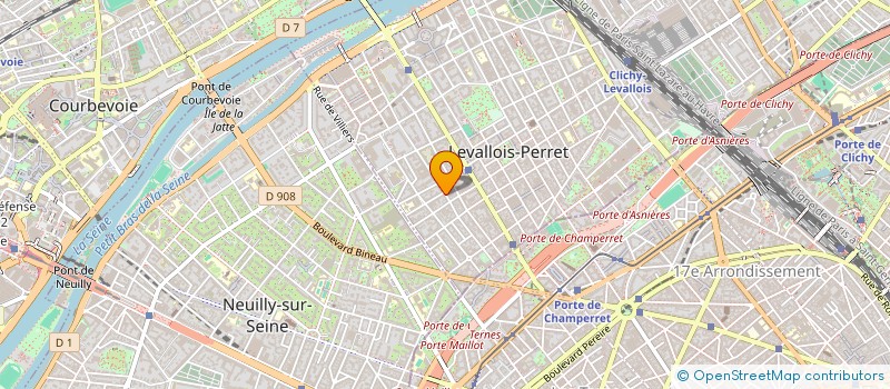 localisation de l'entreprise ARKESTONE ADVISORY à LEVALLOIS-PERRET