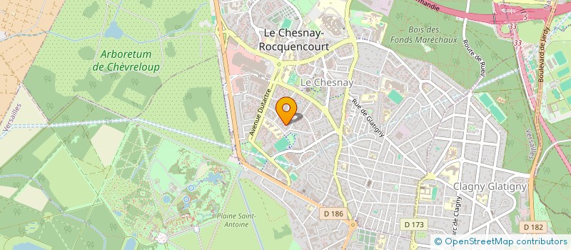 localisation de l'entreprise ARKETIA à LE CHESNAY-ROCQUENCOURT