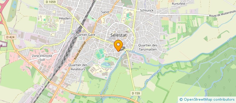 localisation de l'entreprise ARKETIN  EBERSHEIM