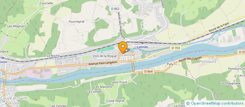 localisation de l'entreprise ARKETYPE à LALINDE