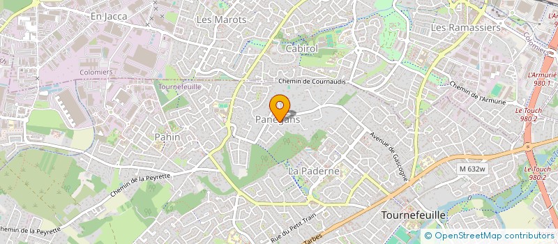 localisation de l'entreprise ARKEUS  TOURNEFEUILLE