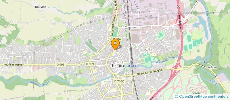 localisation de l'entreprise ARKEYA  ISSOIRE