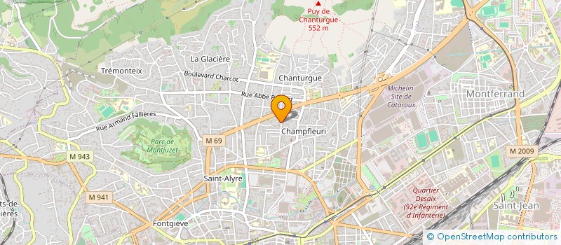 localisation de l'entreprise ARKHA  CLERMONT-FERRAND