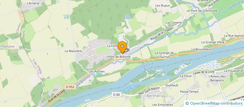 localisation de l'entreprise ARKHAM CORP  TOURS