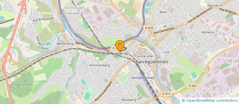 localisation de l'entreprise ARKHAM INVESTIGATIONS à SARREGUEMINES