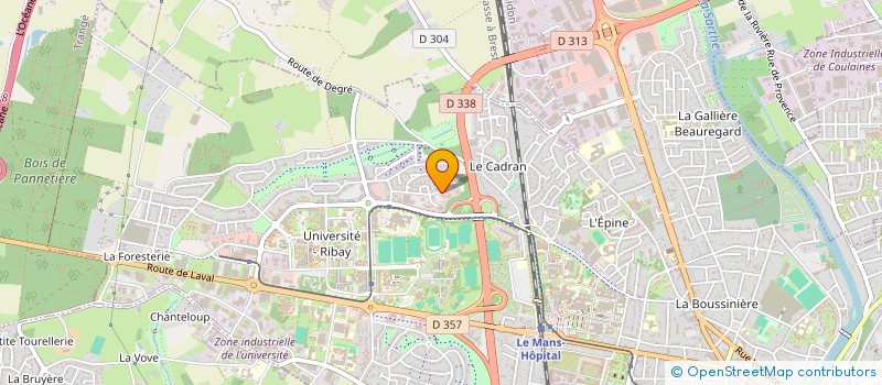 localisation de l'entreprise ARKHE à LE MANS