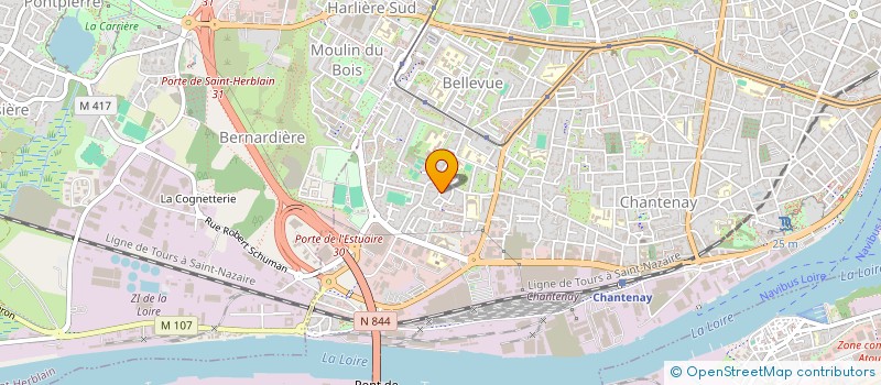 localisation de l'entreprise ARKHE CONCEPT à NANTES