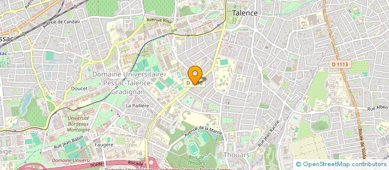 localisation de l'entreprise ARKHE INTERNATIONAL à TALENCE