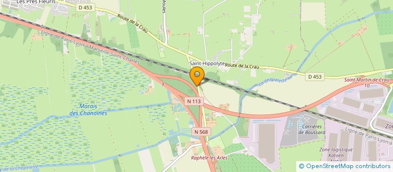 localisation de l'entreprise ARKHEIA FINANCEMENT à ARLES