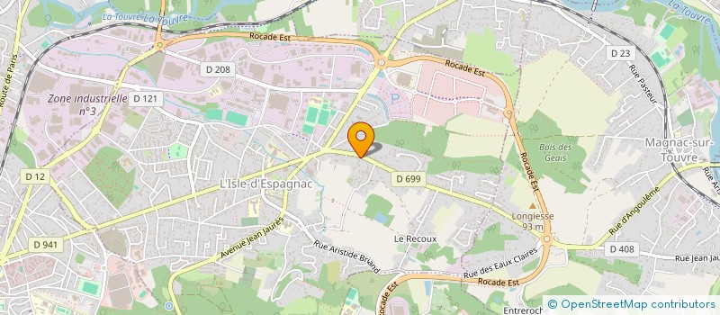 localisation de l'entreprise ARKHEION  L'ISLE-D'ESPAGNAC